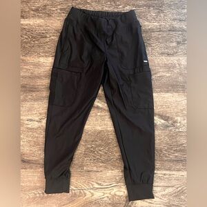 Black Jogger Scrub Pants